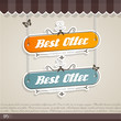 Vintage vector background with place for your text.