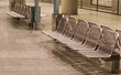 Metal Seats at Subway Station