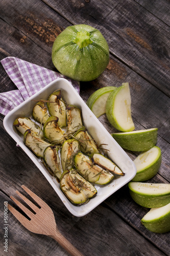 Photo: round zucchini round zucchini