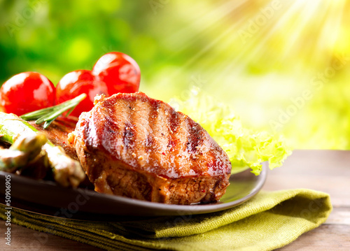 Photo: Grilled Beef Steak Meat Grilled Beef Steak Meat