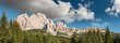 Wonderful sky colors over Dolomites - Italian Alps