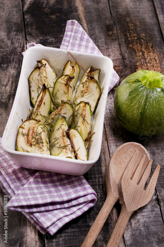 Photo: round zucchini round zucchini