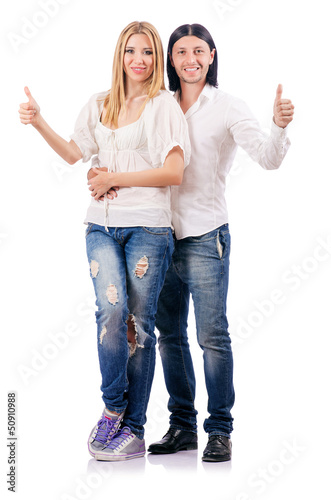 Photo: Pair of man and woman Pair of man and woman