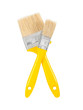 two yellows paintbrushes