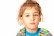 Portrait of thoughtful little girl