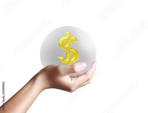 Photo: globe in his hands globe in his hands