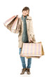 Asian shopping woman