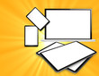 Illustration: tablet pc computer laptop tablet pc computer laptop