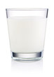 Photo: Glass of fresh milk isolated on a white background Glass of fresh milk isolated on a white background