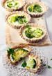 Broccoli mini tarts