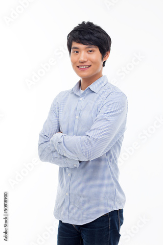 Photo: Young man with smiling Young man with smiling