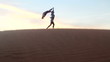 Video: Loving couple hiking in the desert Loving couple hiking in the desert