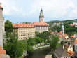 Český Krumlov (Krumau) - Blick auf das Schloss