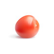 Vector: Photo realistic red tomato on white background Photo realistic red tomato on white background