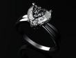 white gold engagement ring