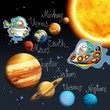 The aliens theme- ufo - for kids