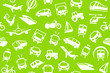 Vector: Seamless background with transport silhouettes Seamless background with transport silhouettes