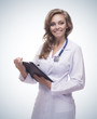 smiling woman doctor