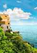 beautiful mediterranean landscape, french riviera
