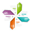 Pointing arrows - design template