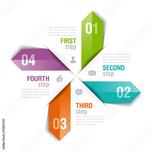 Vector: Pointing arrows - design template Pointing arrows - design template