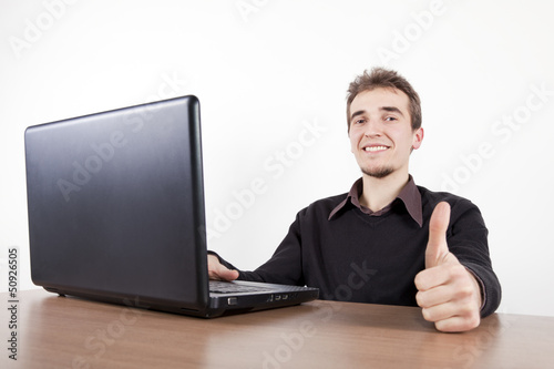 Photo: man thumbs up man thumbs up
