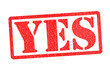 YES Rubber Stamp