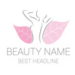beauty logo vector pink
