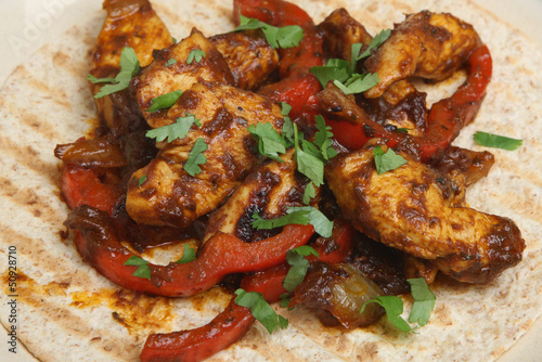 Photo: Chicken Tikka Chapatti Wrap Chicken Tikka Chapatti Wrap