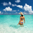 Woman At Beach
