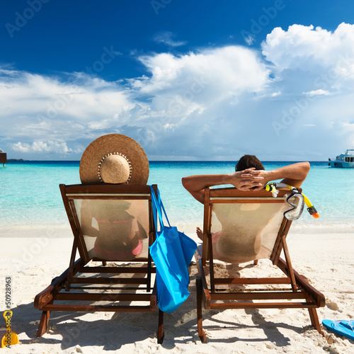 Photo: Couple on a beach Couple on a beach