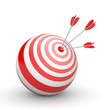 Target with arrow
