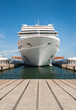 Cruise ship standing at the berth