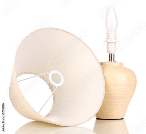 Photo: table lamp isolated on white table lamp isolated on white