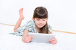 Child with tablet computer