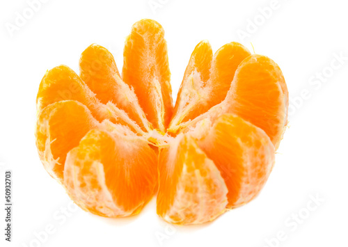 Photo: tangerine isolated tangerine isolated