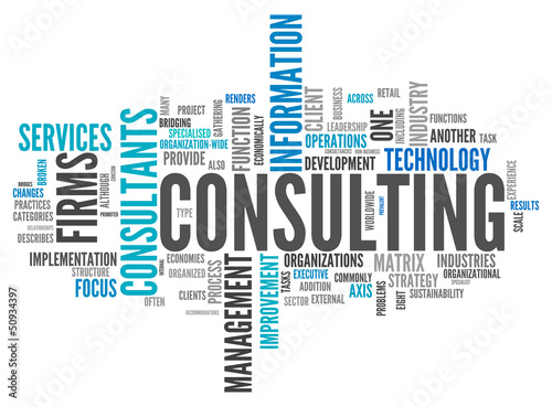 Illustration: Word Cloud "Consulting" Word Cloud "Consulting"