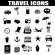 Travel icons set