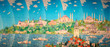 Miniature painting of Istanbul