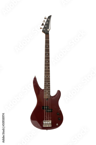 Photo: guitar isolated on white background guitar isolated on white background