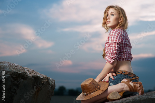 Photo: red haired cowgirl red haired cowgirl