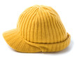 Yellow knit cap beanie
