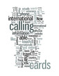 International Phone Calling Cards Touching Base With Home
