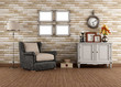 Vintage living room
