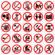 No Stop Sign. No smoking, No Dog or Pets.Set Prohibited Signs.