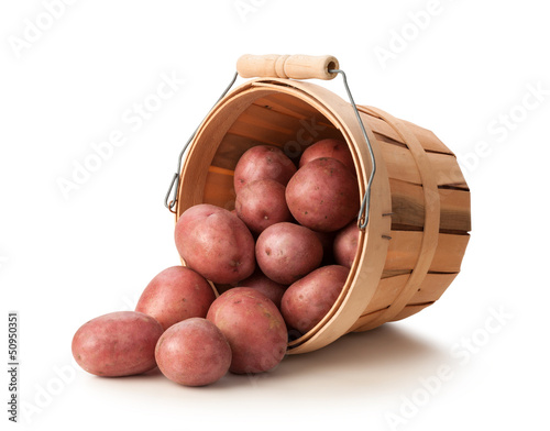 Photo: Red Potatoes in a Basket Red Potatoes in a Basket