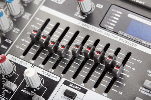 Photo: Graphic equalizer Graphic equalizer