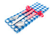 Cutlery and table cloth
