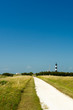 Landscape with lighthouse in France