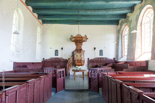 Photo: Interior old Dutch church Interior old Dutch church